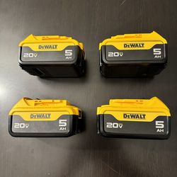 Dewalt 20V 5ah Battery $110 for Two. $60 for One