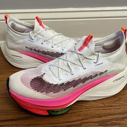 Nike Air Zoom Alpha Fly 2021 Next% Flyknit Rawdacious Size 13 Authentic 