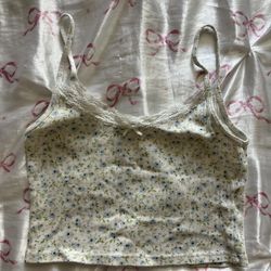 Brandy Melville Floral Tank
