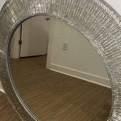 Silver glass Mirror 
