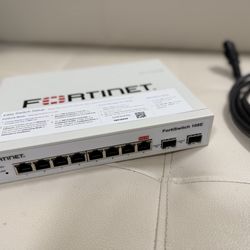 Fortinet FortiSwitch 108E (FS-108E) - 8-Port Gigabit Managed Switch - Factory Reset, Excellent Condition