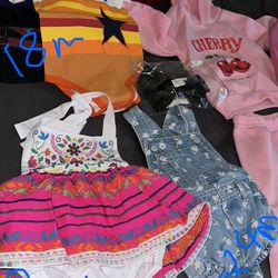 baby girl clothes 9-12 / 18-24m