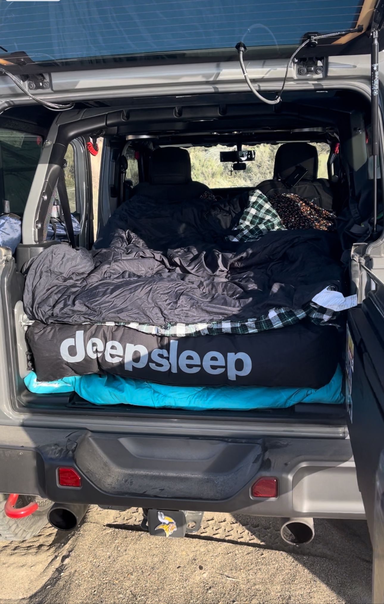 Deep sleep For Jeep JL JLU 4 Door Air Mattress With Pump 