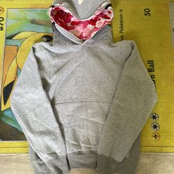 Grey Bape Hoodie