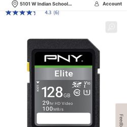 PNY Elite SDXC Flash Memory Card