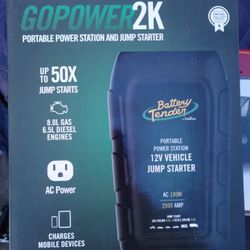 Go Power 2K Portable Power Station And Jump Starter