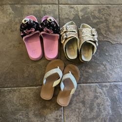 Assorted Flip Flops/slides