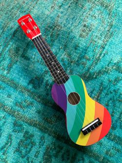 Rainbow toy ukelele