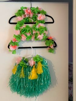 (Hula Dancer Costume) for a girl aged 5–8