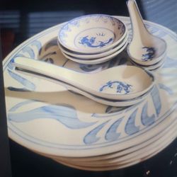 Plate Set, Tea Kettle