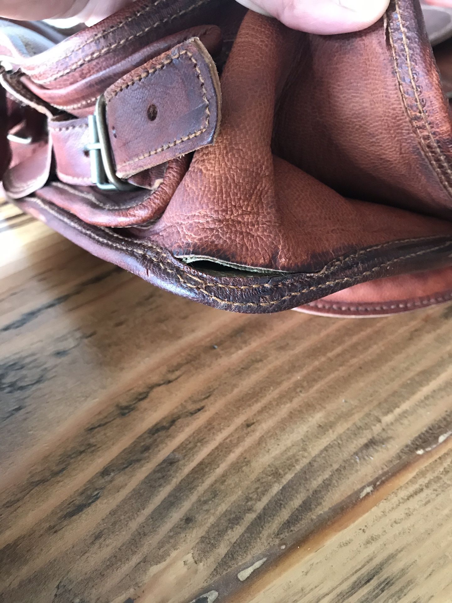 Laptop / book LEATHER bag