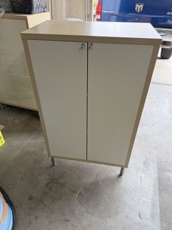 Cabinets Dual Shelves Wood