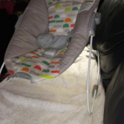 Baby Bouncer Rocker  Easy Placement In & out  Light Weight and Washable Pad