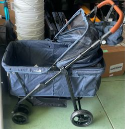 Pet Stroller Blue for Large Dogs up to 132#’s
