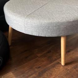 Gray Ottoman 