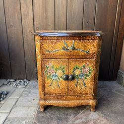 Beautiful Bedside Table, Country Style