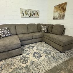 NEW Double Chaise Living Room Sectional