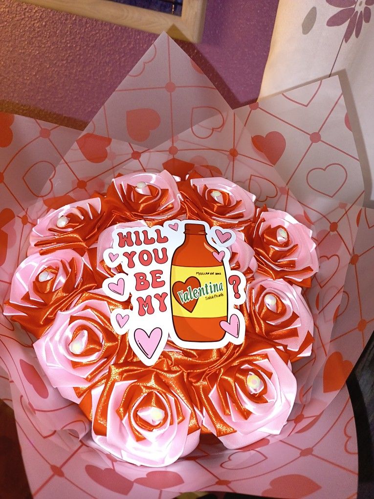 Valentine's Day Eternal Roses Bouquet