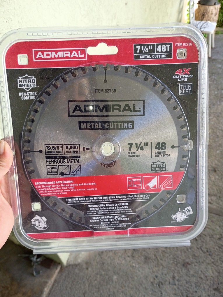 Admiral Metal Cutting 7 1/4