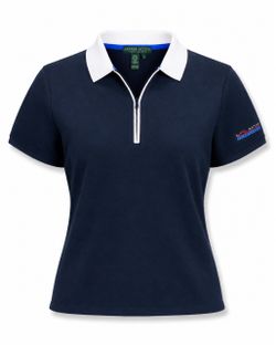 Lauren Active Ralph Lauren Women’s XL Navy Blue Quarter Zip Polo Shirt L-RL
