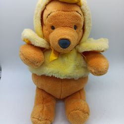 Vintage Disney Winnie the pooh dressed as an Easter chick. Plush