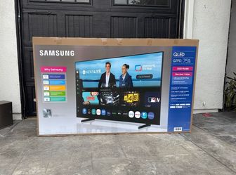 75 “ Samsung smart 4K QLED HDR TV