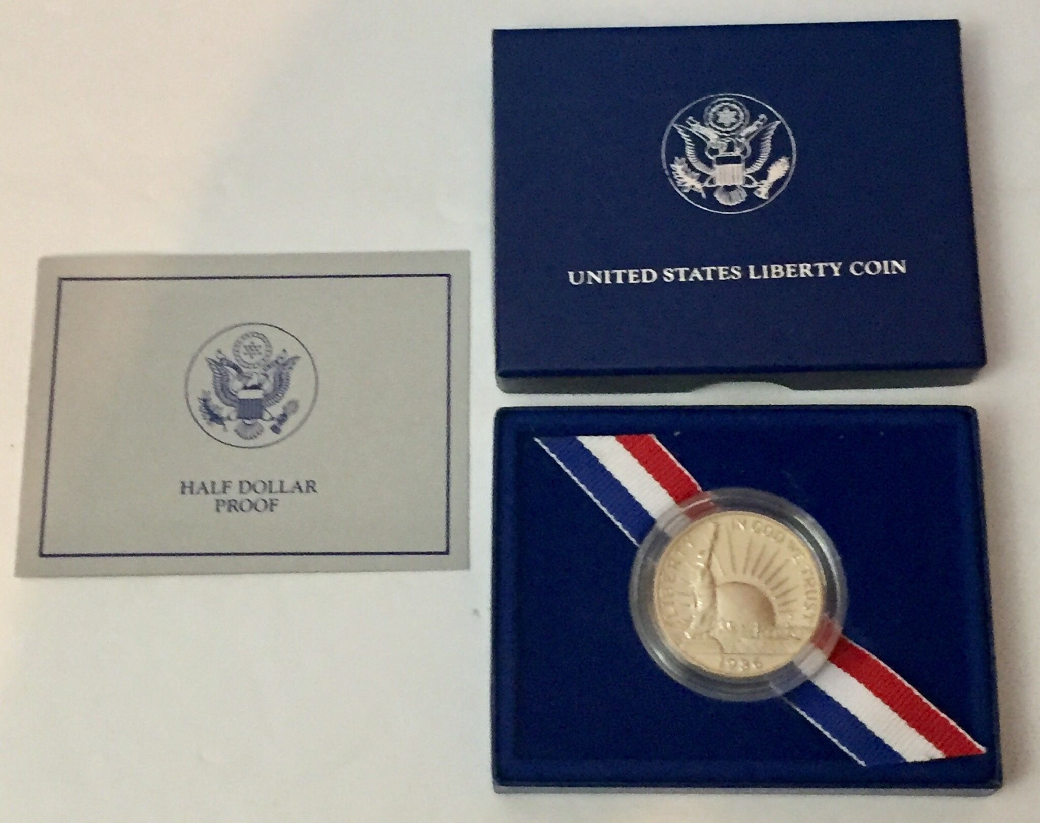 1986 S Proof Statue Of Liberty Centennial Half Dollar US Mint Coin