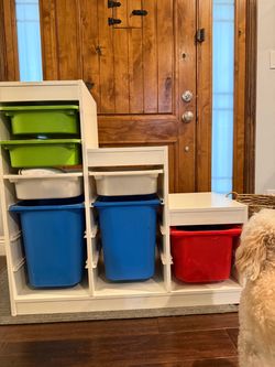 IKEA TROFAST Kids Storage Unit with Bins