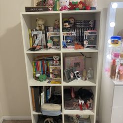White Book Shelves