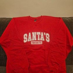 Brand New Santa's Favorite Christmas Sweatshirt - Large & X-Large Available 