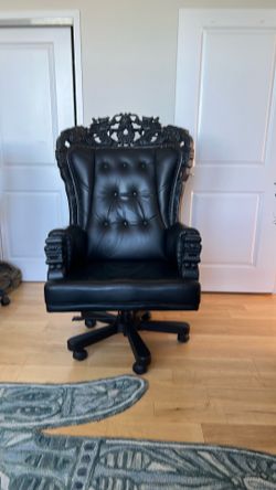 Leather office chair