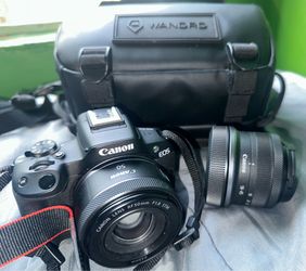 Canon EOS R50 24.2MP Mirrorless Camera w/ RF-S 18-45mm & RF 50mm f/1.8