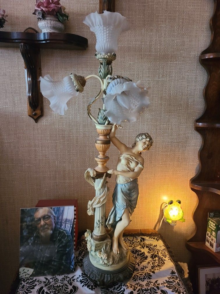 Italian Bronze Lamps