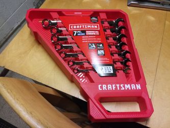 Craftsman Gunmetal Long Panel Wrench Set (7pc) metric