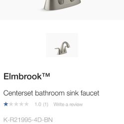 Brand New Bathroom Faucet For Sale