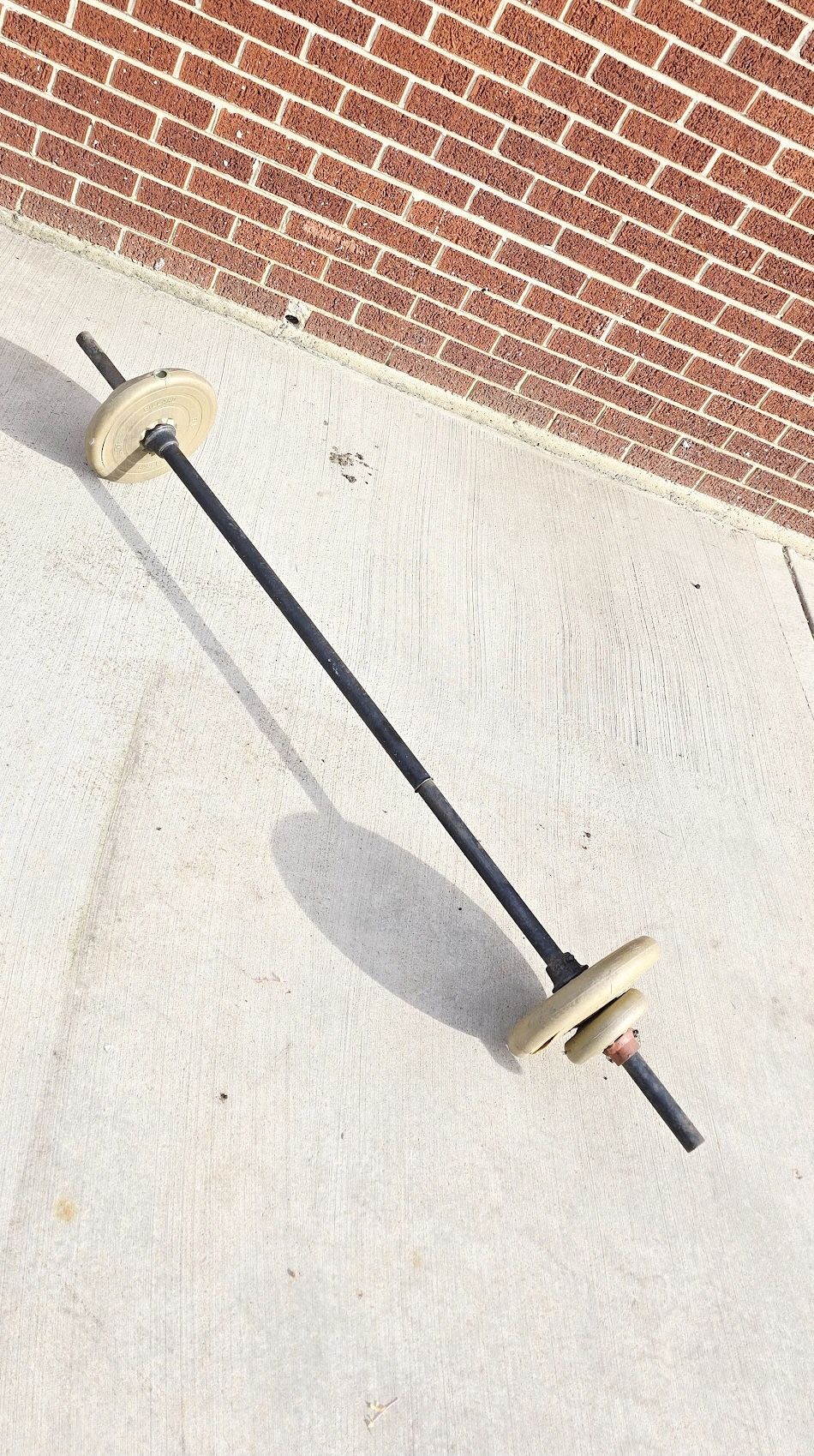 Workout Bar And Weights