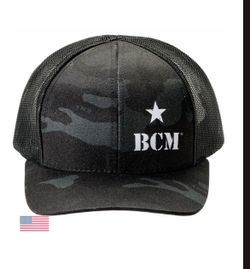 This item is the Bravo Company Manufacturing (BCM) Corps Hat, Mod 3, featuring a distinctive Crye Multicam Black camouflage pattern.