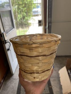 Woven Wooden Pot