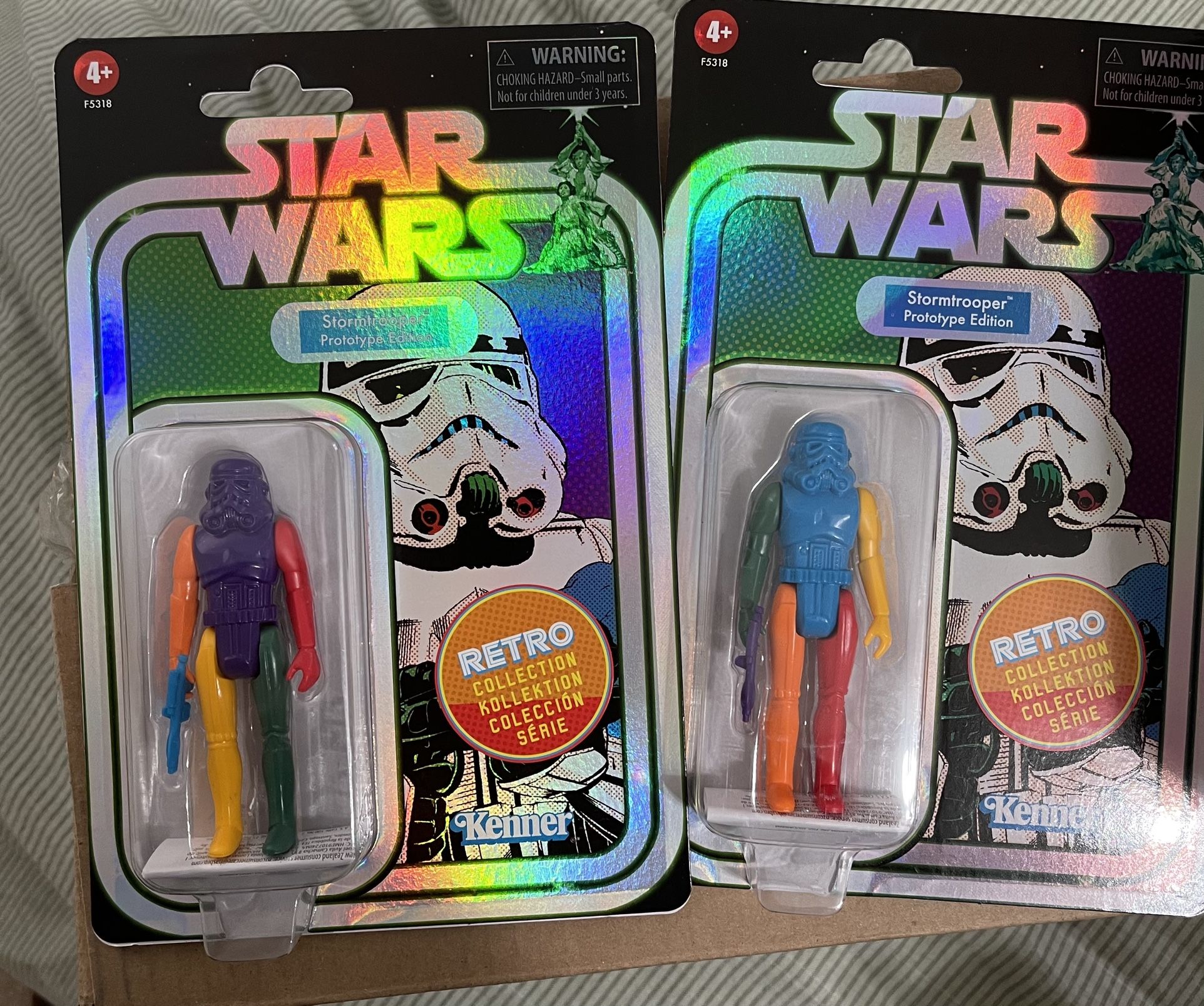 Star Wars Retro Collection Stormtrooper Prototype Lot Of 2