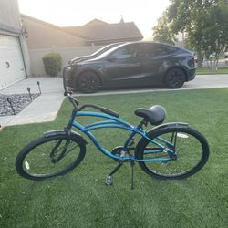 Blue Hyper Beach Cruiser