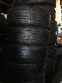 17” 215/45R17 4 used tires Falken