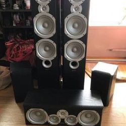 INFINITY PRIMUS 5.1 SPEAKERS AND SUBWOOFER LOT $800 FINAL PRICE 
