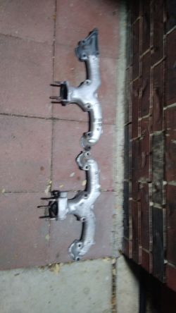 1962 Chevy Impala Original Small Block V8 327 Exhaust Manifolds Left And Right.