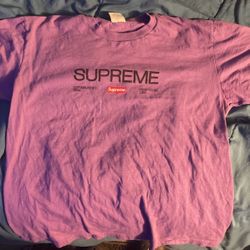 Supreme Medium New York USA Purple Shirt
