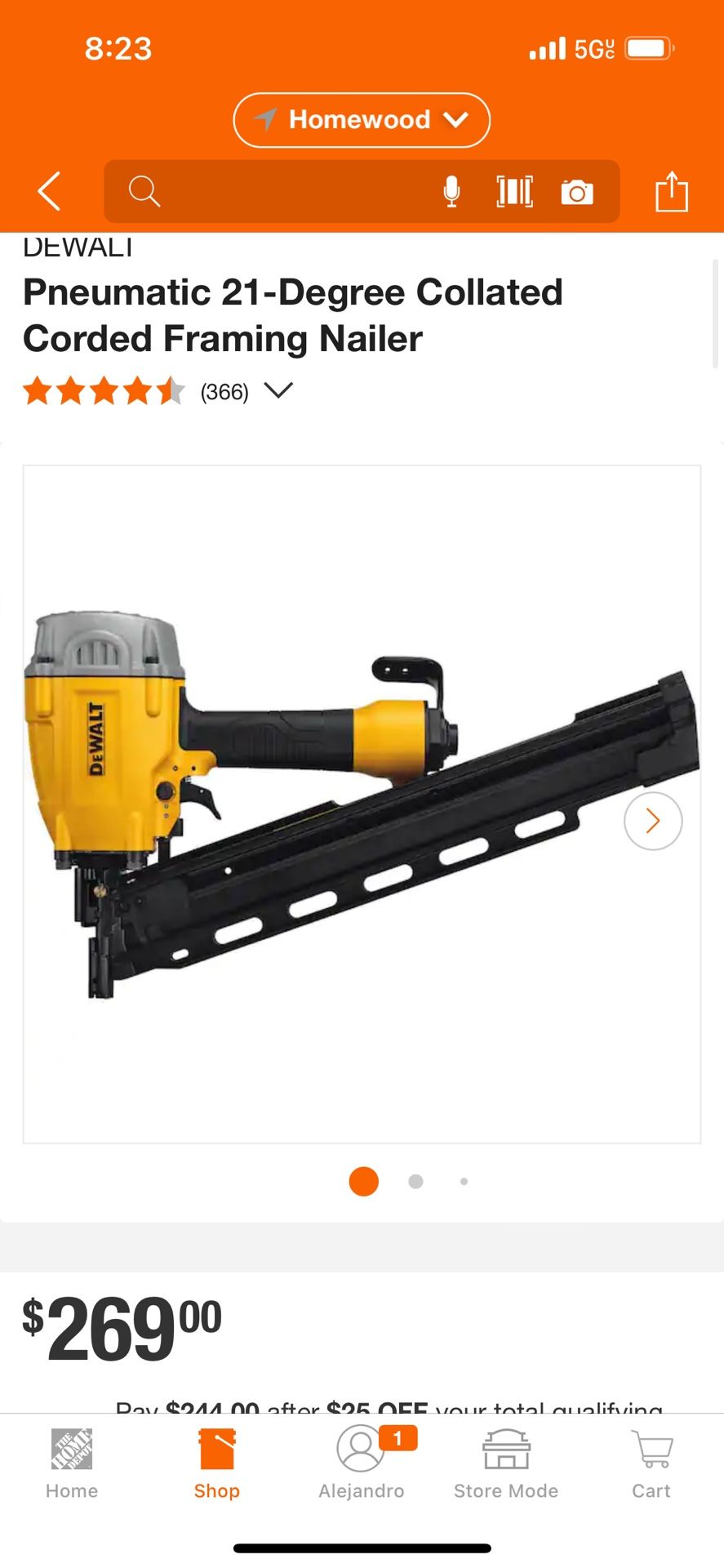 Dewalt Framing Nailer 21 Degree