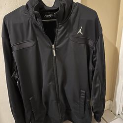 Men’s Full Zip Jordan Jacket Black size Large