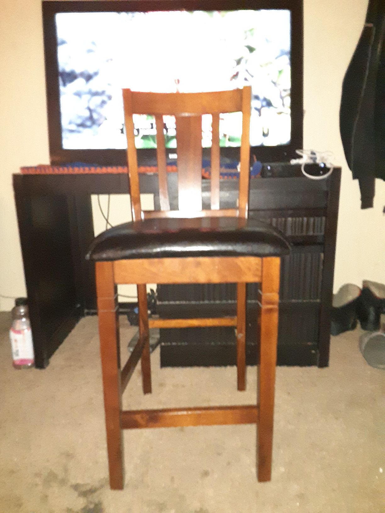 Single tall kitchen chair