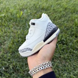 Jordan 3 TD “White Cement Reimagined” Size 5C