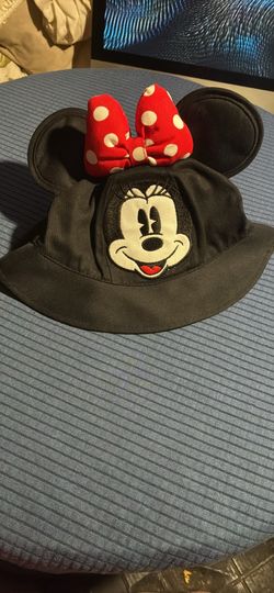 Disney Parks Minnie Mouse Ear Hat Red Bow Character Hat New With Tags