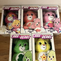 Assorted Care Bears ! Some Never Opened 